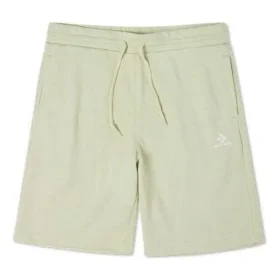ALLER À Short en molleton à coupe standard avec motif étoile et chevrons brodés, tailles asiatiques « Vert »