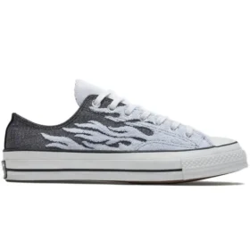 Archive Flames Chuck 1970s Low Top « Black Grey »