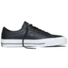 Baskets basses en cuir unisexes One Star Noir/Blanc