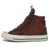 Baskets Chuck 70 en cuir et daim « Charcoal »