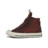 Baskets Chuck 70 en cuir et daim « Charcoal »