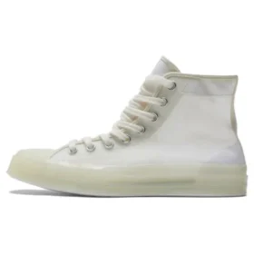 Baskets Chuck 70 HI en toile translucide « Egret »