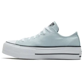Baskets Chuck Taylor All Star Renew en toile à semelle épaisse bleu clair « Blue White »