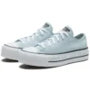 Baskets Chuck Taylor All Star Renew en toile à semelle épaisse bleu clair « Blue White »