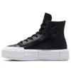 Baskets à semelle compensée Chuck Taylor All Star Cruise Hi « Cuir noir »