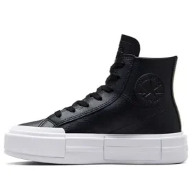 Baskets à semelle compensée Chuck Taylor All Star Cruise Hi « Cuir noir »