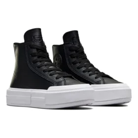 Baskets à semelle compensée Chuck Taylor All Star Cruise Hi « Cuir noir »