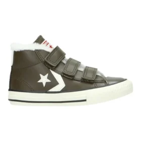 Baskets Star Player EV 3V pour enfants Marron/Blanc