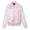 Bomber Sakura, tailles asiatiques « Pink White »