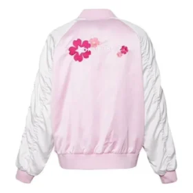 Bomber Sakura, tailles asiatiques « Pink White »