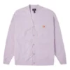 Cardigan à chevrons, tailles asiatiques « Violet »