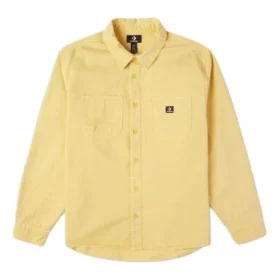 Cardigan décontracté à boutons tissé Converse pour homme, veste rétro à manches longues, doré