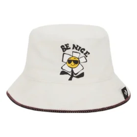 Chapeau bob en chambray Be Nice « Egret »