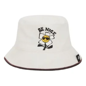 Chapeau bob en chambray Be Nice « Egret »