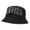 Chapeau bucket à grand logo à carreaux « Black »