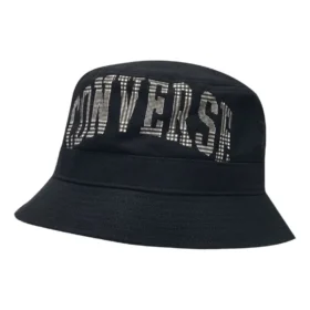 Chapeau bucket à grand logo à carreaux « Black »
