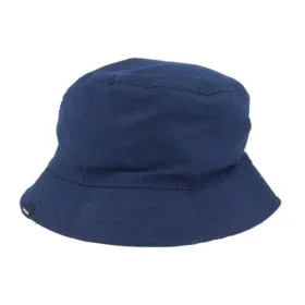 Chapeau de pêche réversible à patch en tartan « Blue »
