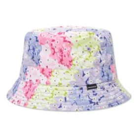 Chapeau réversible IWD « Bleu Violet Rose Jaune »