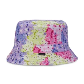 Chapeau réversible IWD « Bleu Violet Rose Jaune »