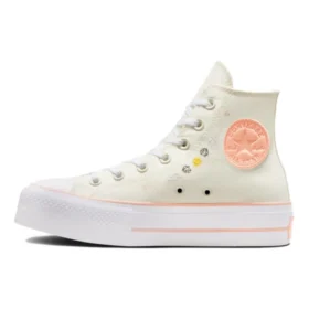 Chaussures Chuck Taylor All Star Lift HI « Floral Embroidery »