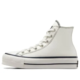 Chaussures Chuck Taylor All Star Lift Platform Hi « Blanc Noir »
