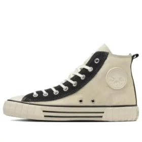 Chaussures Chuck Taylor All Star US RIBBED HI « Cream White Black »
