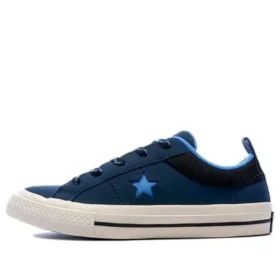 Chaussures de skate casual basses One Star antidérapantes et résistantes à l&rsquo;usure, bleu