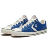 Chaussures de skate rétro casual unisexe Star Player Bleu Blanc