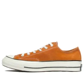 Chaussures en toile basses et élégantes Bitte Retro Turn Fur, couleur orange, style années 1970