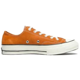 Chaussures en toile basses et élégantes Bitte Retro Turn Fur, couleur orange, style années 1970