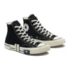 Chaussures en toile montantes Chuck Taylor All Star 1970s « Noir Blanc »