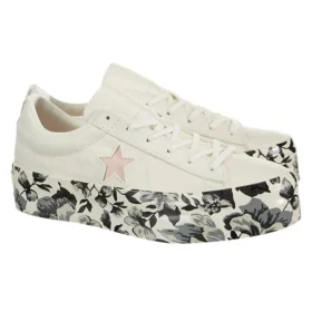 Chaussures en toile One Star Platform Ox Blanc/Noir/Rose