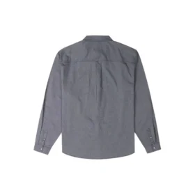 Chemise boutonnée Oxford, tailles asiatiques « Grey Blue » Chemise boutonnée Oxford, tailles asiatiques « Grey Blue »