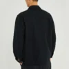 Chemise cargo décontractée à manches longues Converse SS22 pour homme, noir d&rsquo;automne