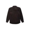 Chemise en velours côtelé à boutons, tailles asiatiques « Marron foncé »