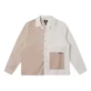 Chemise en velours côtelé tissé, tailles asiatiques « Wonder Stone »
