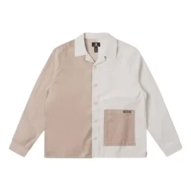 Chemise en velours côtelé tissé, tailles asiatiques « Wonder Stone »