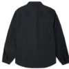 Chemise à manches longues boutonnée avec poches de menuisier, tailles asiatiques « Noir »