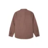 Chemise à manches longues boutonnée avec poches de menuisier, tailles asiatiques « Noix du Brésil »