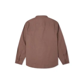 Chemise à manches longues boutonnée avec poches de menuisier, tailles asiatiques « Noix du Brésil » Chemise à manches longues boutonnée avec poches de menuisier, tailles asiatiques « Noix du Brésil »