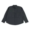 Chemise à manches longues en coton, tailles asiatiques « Black »