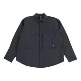 Chemise à manches longues en coton, tailles asiatiques « Black » Chemise à manches longues en coton, tailles asiatiques « Black »
