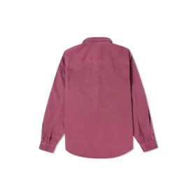 Chemise à manches longues en sergé boutonnée – Tailles asiatiques « Berry » Chemise à manches longues en sergé boutonnée – Tailles asiatiques « Berry »