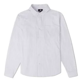 Chemise Oxford à rayures, tailles asiatiques « Vapor Violet »