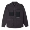 Chemise tissée confortable et fonctionnelle, tailles asiatiques « Noir »