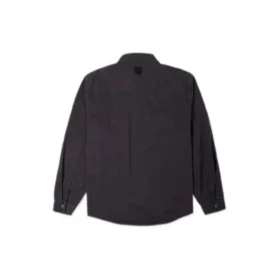 Chemise tissée confortable et fonctionnelle, tailles asiatiques « Noir »