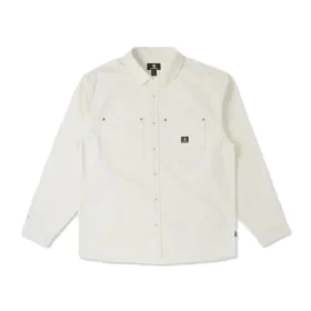 Chemise tissée One Star, tailles asiatiques « Blanc »