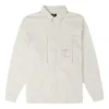 Chemise tissée YOTR, tailles asiatiques « Egret »