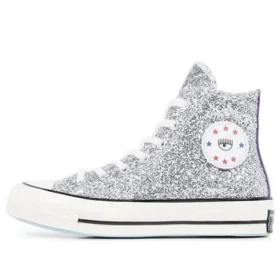 Chiara x Chuck 70 High « Silver Glitter Purple »