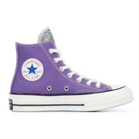 Chiara x Chuck 70 High « Silver Glitter Purple »